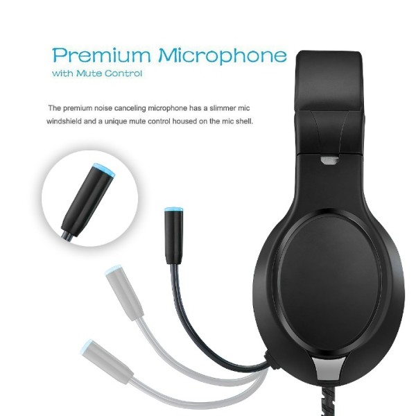 MEILESENG H-10 3.5mm Game Gaming Headphone Headset Earphone Headband with Microphone for Laptop Tablet Mobile PhonesMobile phones or PS4 /PS4 pro/PS4 slim/Xbox one/Xbox one S/Xbox one X/Nintendo Switch